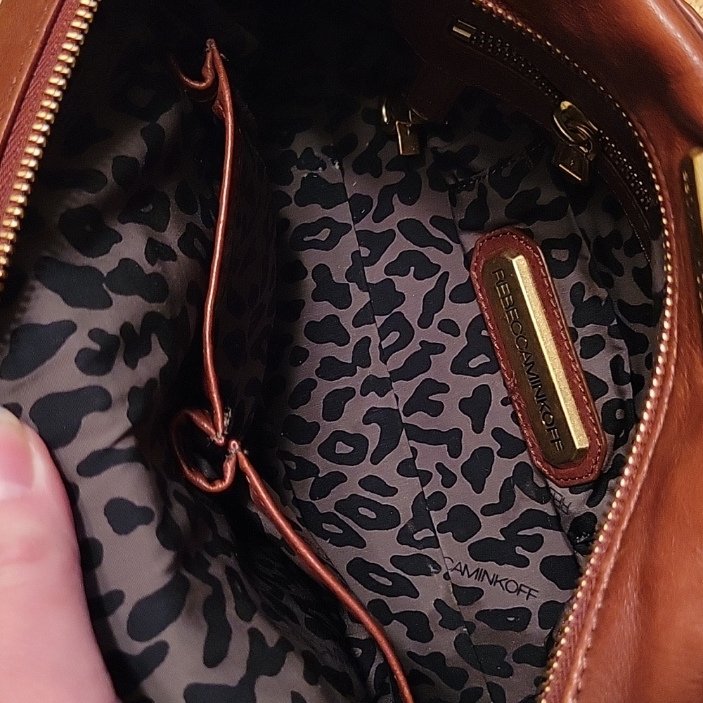 EUC Rebecca Minkoff satchel in excellent condition! Has a cheetah print interior - Picture 7 of 10